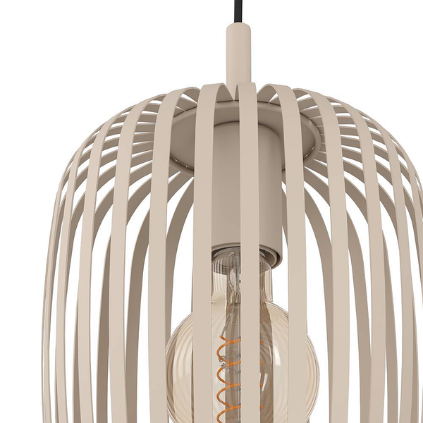 Pendelleuchte Romazzina - Stahl - 3-flammig - Beige