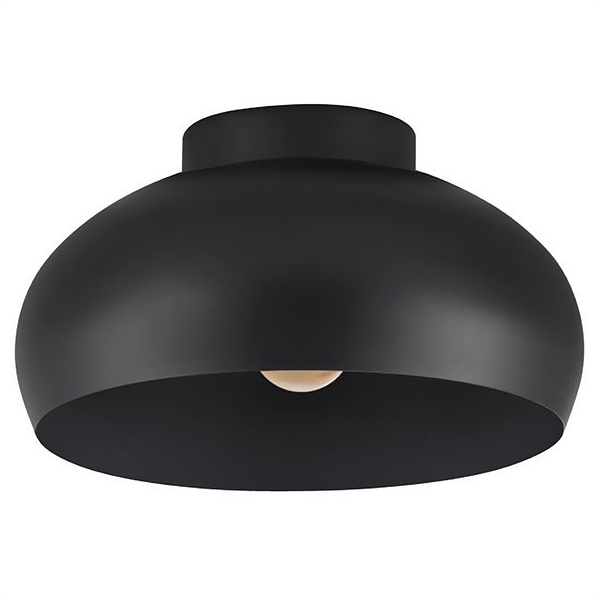 Deckenleuchte Mogano 2 - Stahl - 1-flammig - Schwarz