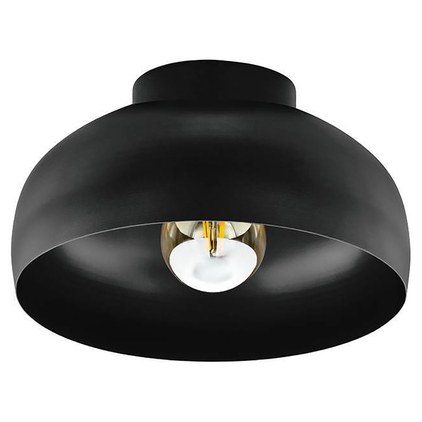 Deckenleuchte Mogano 2 - Stahl - 1-flammig - Schwarz