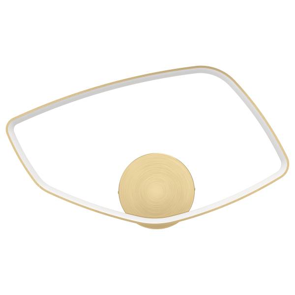 Deckenleuchte Vallerosa - Stahl / Polycarbonat - 1-flammig