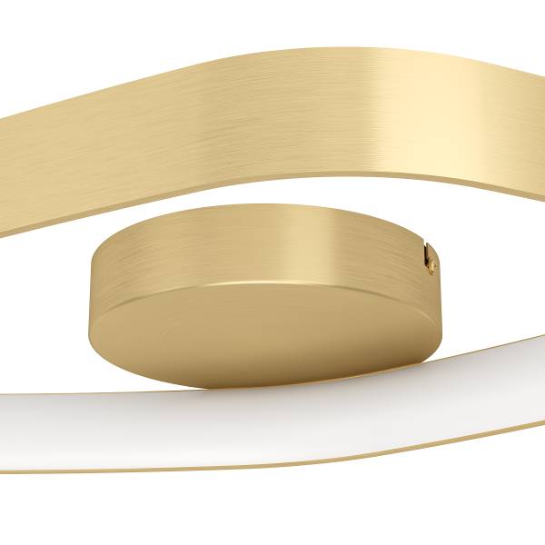 Deckenleuchte Vallerosa - Stahl / Polycarbonat - 1-flammig