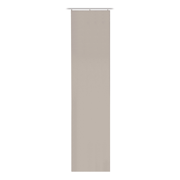 Schiebevorhang Oxford - Polyester - Beige - 60 x 245 cm
