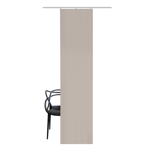 Schiebevorhang Oxford - Polyester - Beige - 60 x 245 cm