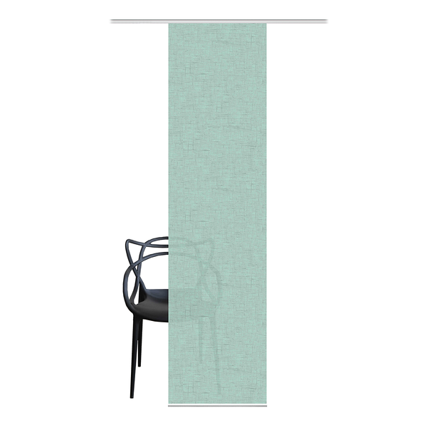 Schiebevorhang Pive - Webstoff - Mint - 60 x 245 cm - 1er Set