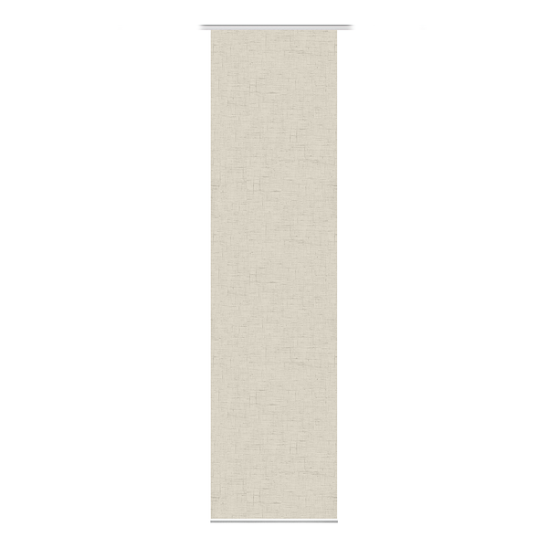 Schiebevorhang Pive - Webstoff - Beige - 60 x 245 cm - 1er Set