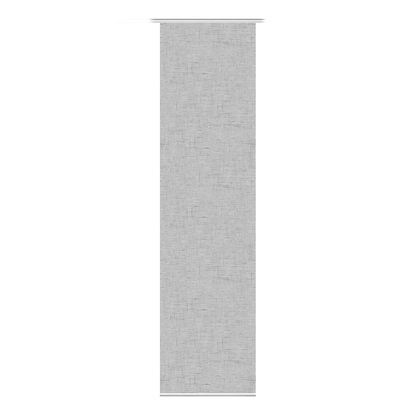 Schiebevorhang Pive - Webstoff - Silber - 60 x 245 cm - 1er Set