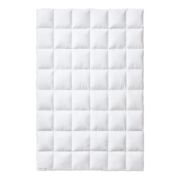 Daunenbettdecke Prinzessin 800 Medium - Baumwolle / Gänsedaune - Weiß - 140 x 200 cm