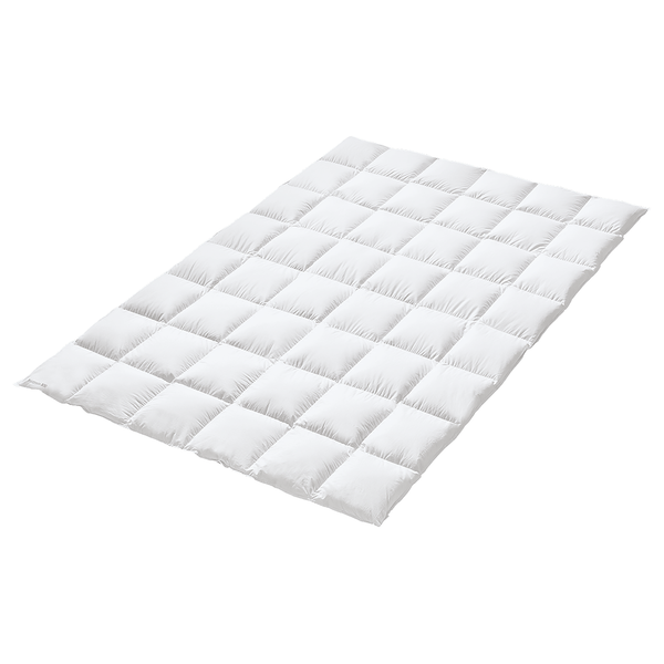 Daunenbettdecke Prinzessin 800 Medium - Baumwolle / Gänsedaune - Weiß - 140 x 200 cm