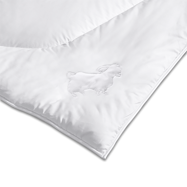 Bettdecke Cashmere Mono - Baumwolle / Cashmere - Weiß - 135 x 200 cm