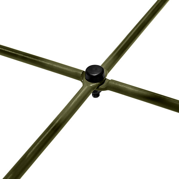 Sitzgruppe Copacabana 3-teilig - Stahl / Polyrattan - Olivgrün