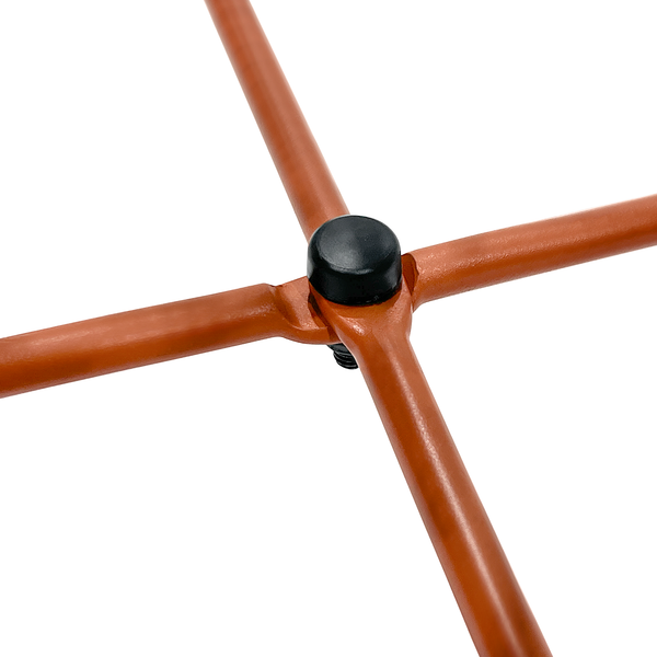 Sitzgruppe Copacabana 3-teilig - Stahl / Polyrattan - Terracotta