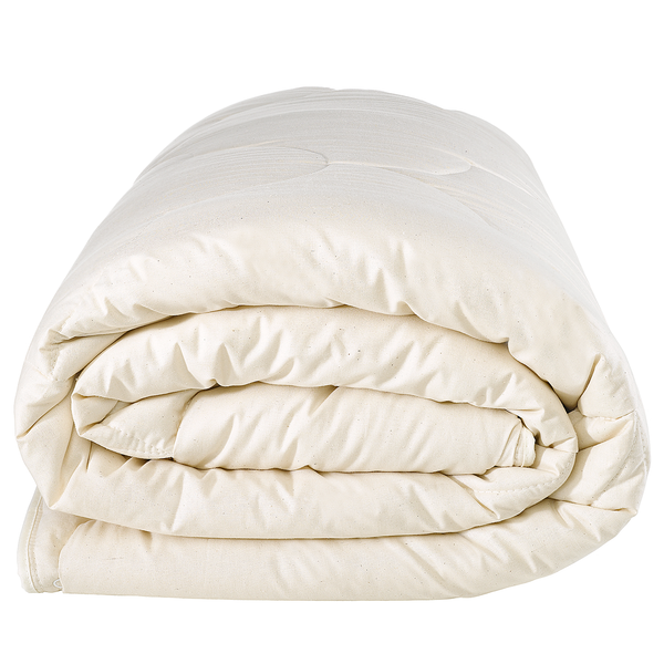Ganzjahresdecke Hanf Relax - Baumwolle / Hanf - Beige - 155 x 220 cm