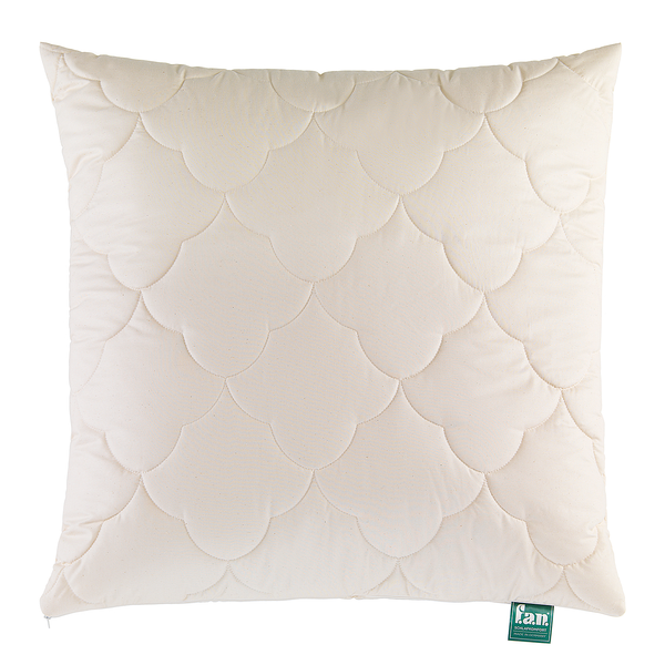 Kopfkissen Hanf Relax - Baumwolle / Hanf - Beige - 40 x 80 cm