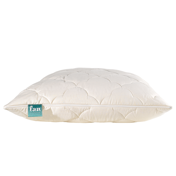 Kopfkissen Hanf Relax - Baumwolle / Hanf - Beige - 40 x 80 cm