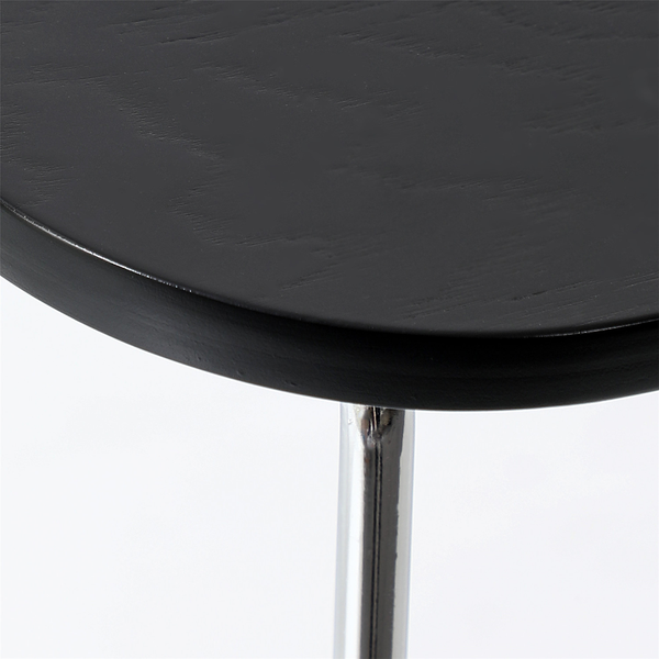 Barhocker Lagando 2er-Set - Schwarz - Silber - Eisen - 39 x 67 x 50 cm