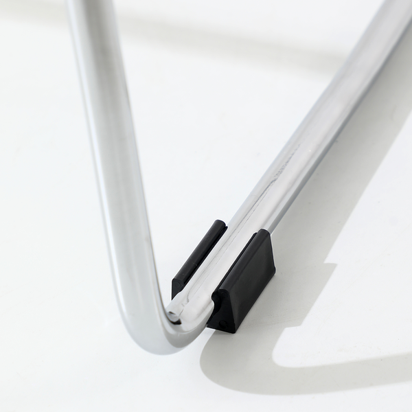 Barhocker Lagando 2er-Set - Schwarz - Silber - Eisen - 39 x 67 x 50 cm