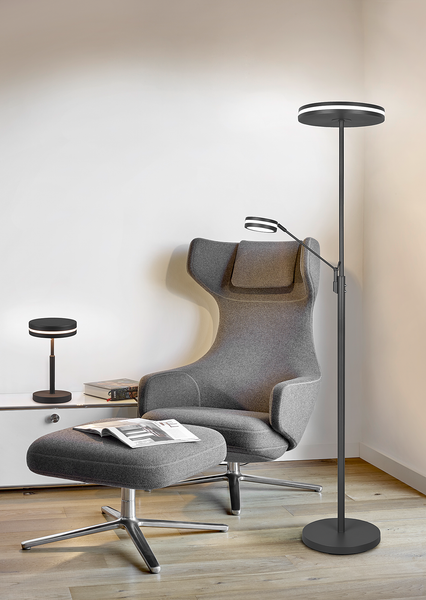 LED-Tischleuchte Franklin - Aluminium - 1-flammig