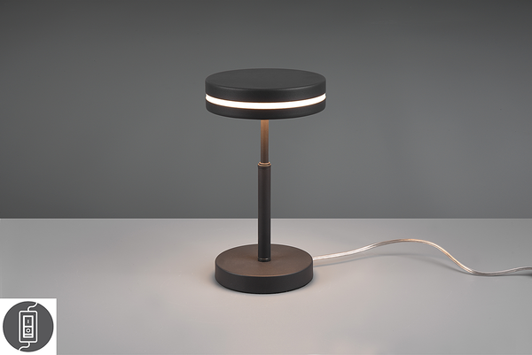 LED-Tischleuchte Franklin - Aluminium - 1-flammig