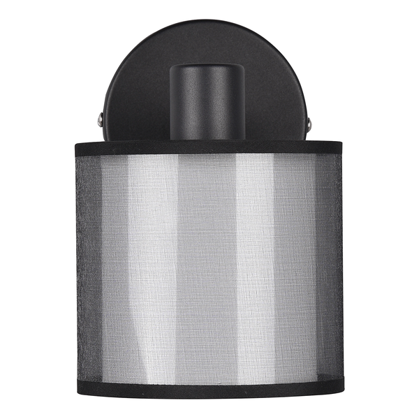 Deckenleuchte Burton - Webstoff / Stahl - Flammenanzahl: 1