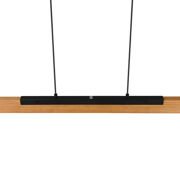 LED-Pendelleuchte Kerala - Kiefer massiv / Stahl - 1-flammig