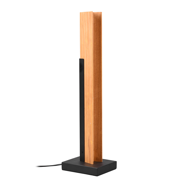 LED-Tischleuchte Kerala - Kiefer massiv / Stahl - 1-flammig