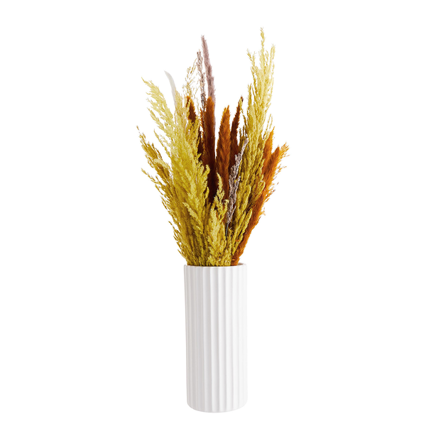 Vase LIV - Dolomit - Weiß