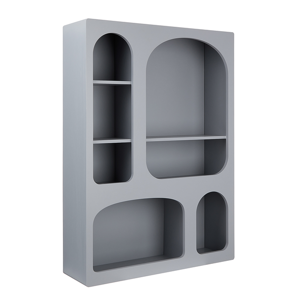 Wandregal ARTISTA - MDF - Grau