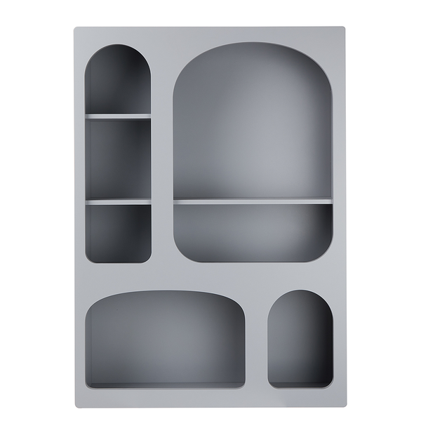 Wandregal ARTISTA - MDF - Grau