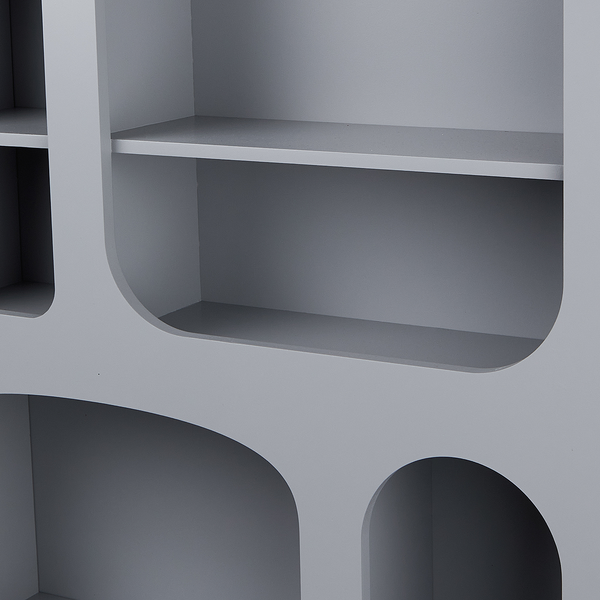 Wandregal ARTISTA - MDF - Grau