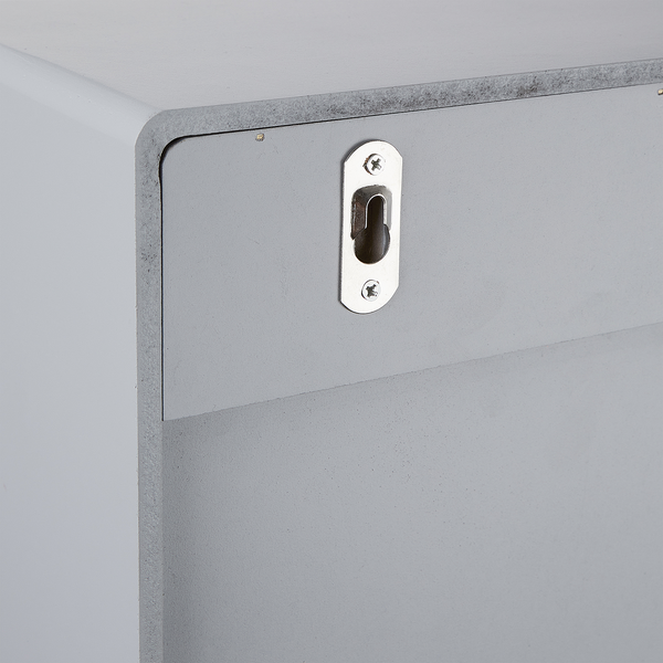 Wandregal ARTISTA - MDF - Grau