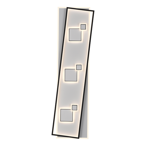 LED-Deckenleuchte Mailak Typ B - Aluminium / Eisen - 2-flammig