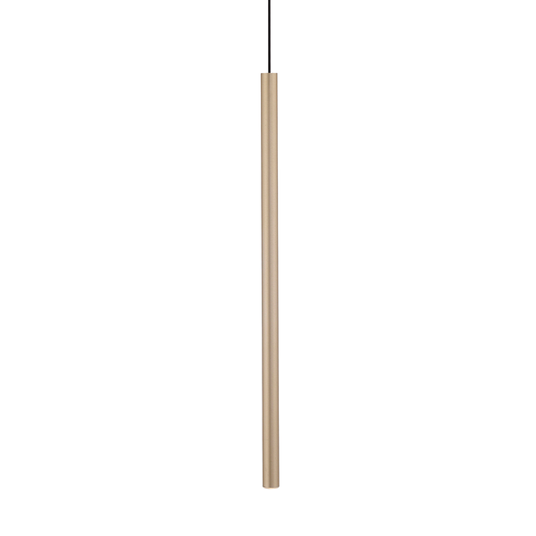 LED-Pendelleuchte Flute Typ A - Aluminium / Eisen - 1-flammig - Messing