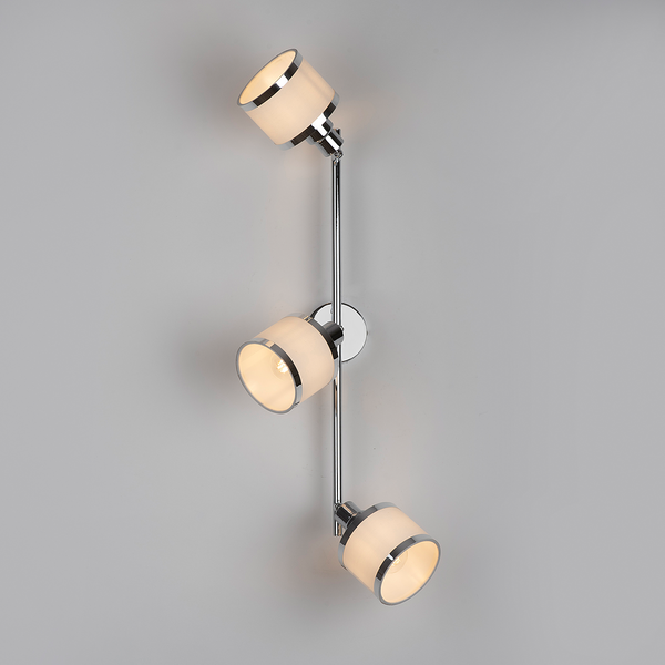 Deckenleuchte Accor - Polyester PVC / Eisen - 3-flammig - Flammenanzahl: 3