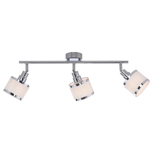 Deckenleuchte Accor - Polyester PVC / Eisen - 3-flammig - Flammenanzahl: 3