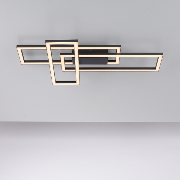 LED-Deckenleuchte Iven - Eisen / Aluminium - 1-flammig
