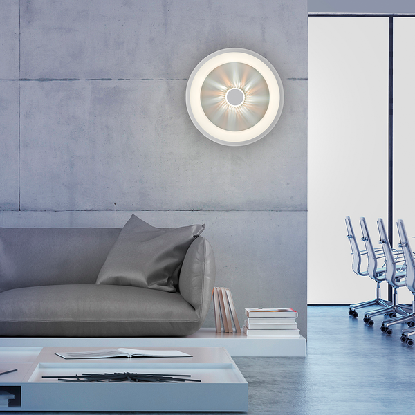 LED-Deckenleuchte Vertigo Typ B - Eisen - 1-flammig - Silber