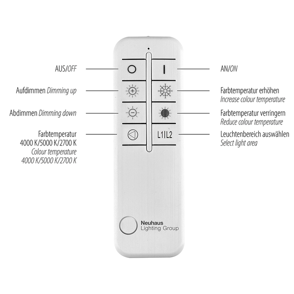 LED-Deckenleuchte Vertigo Typ B - Eisen - 1-flammig - Silber