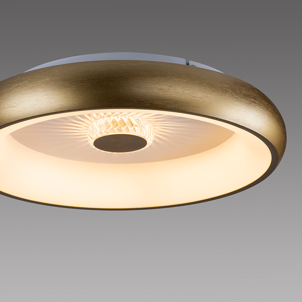 LED-Deckenleuchte Vertigo Typ B - Aluminium / Eisen - 1-flammig - Messing