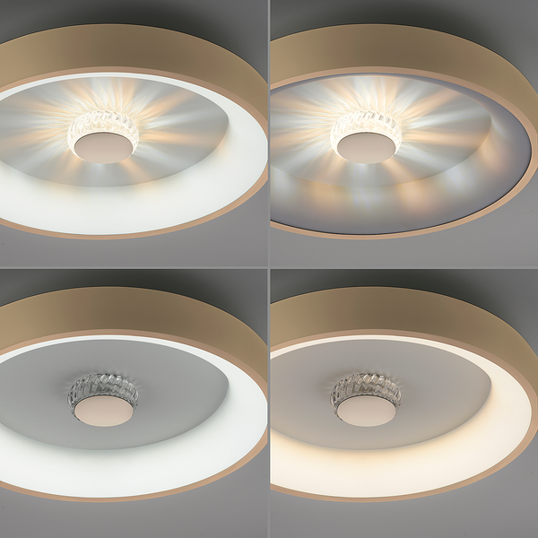 LED-Deckenleuchte Vertigo Typ B - Aluminium / Eisen - 1-flammig - Messing