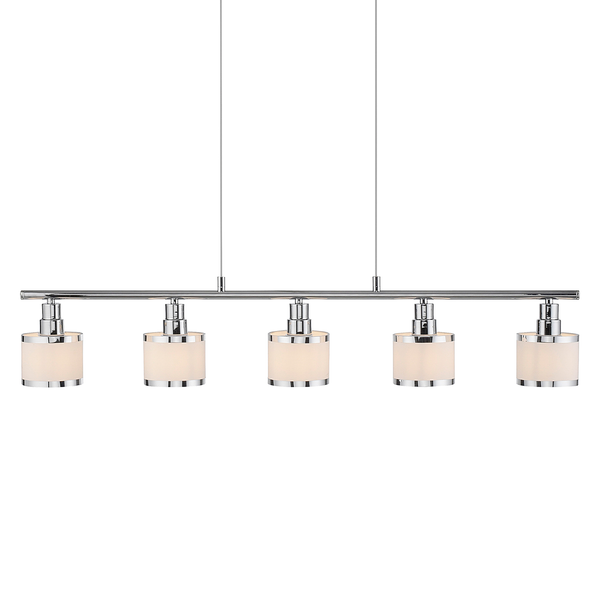 Pendelleuchte Accor - Polyester PVC / Eisen - 5-flammig