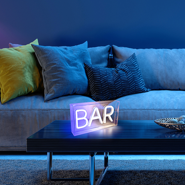 LED-Wandleuchte Neon-Bar - Polyester PVC - 1-flammig