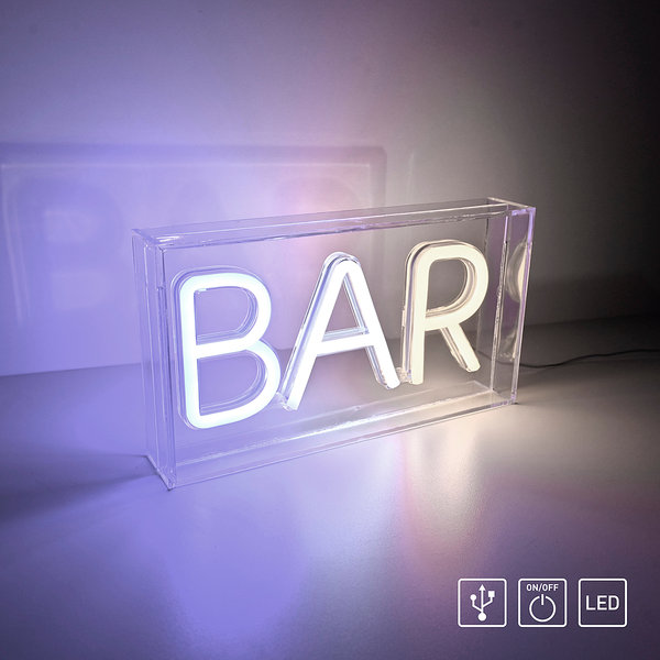 LED-Wandleuchte Neon-Bar - Polyester PVC - 1-flammig