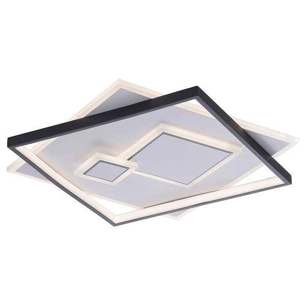 LED-Deckenleuchte Mailak Typ A - Aluminium / Eisen - 2-flammig