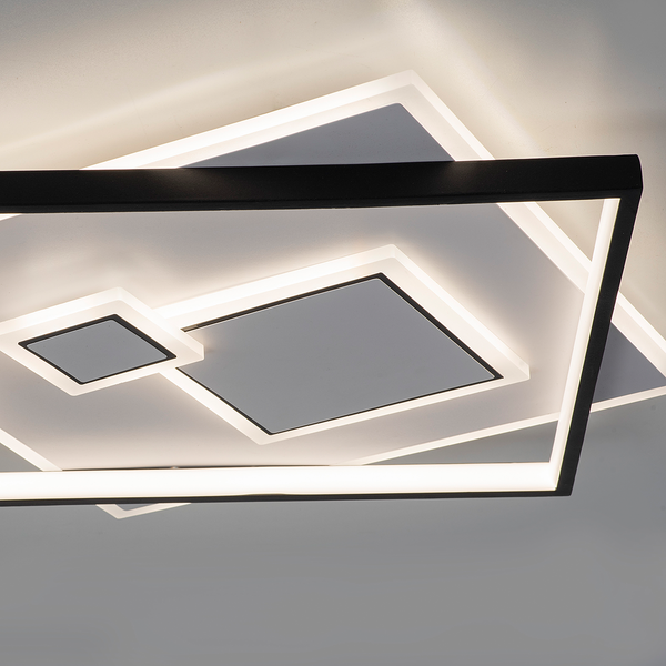LED-Deckenleuchte Mailak Typ A - Aluminium / Eisen - 2-flammig