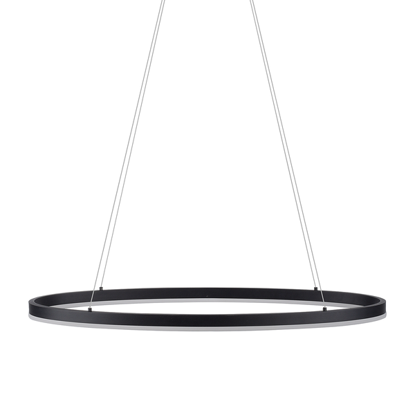 LED-Pendelleuchte Titus - Kunststoff / Aluminium - 1-flammig - Breite: 80 cm