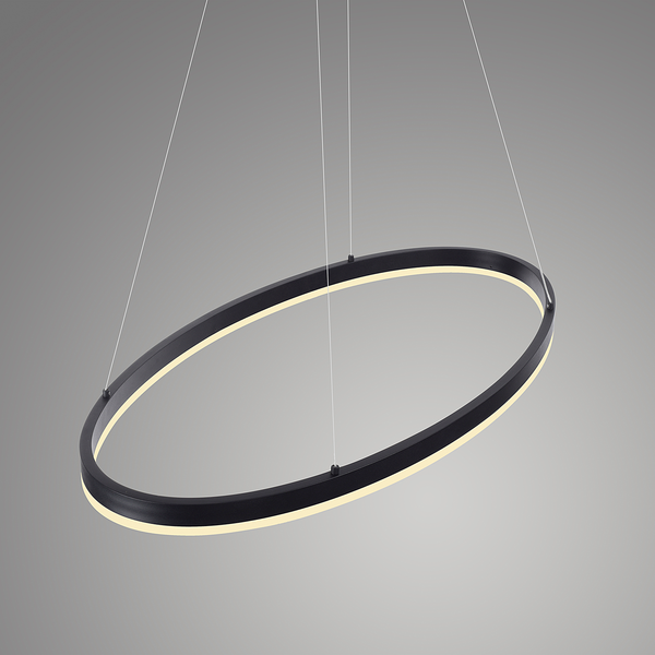 LED-Pendelleuchte Titus - Kunststoff / Aluminium - 1-flammig - Breite: 80 cm