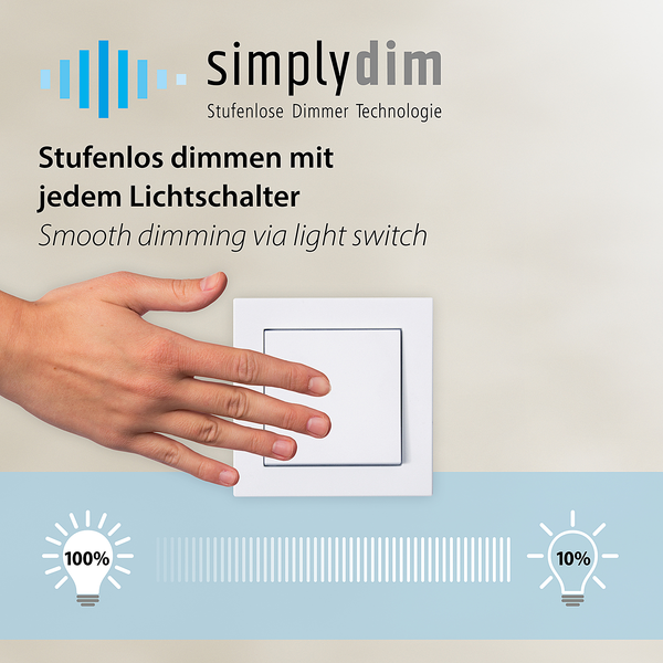 LED-Pendelleuchte Titus - Kunststoff / Aluminium - 1-flammig - Breite: 80 cm