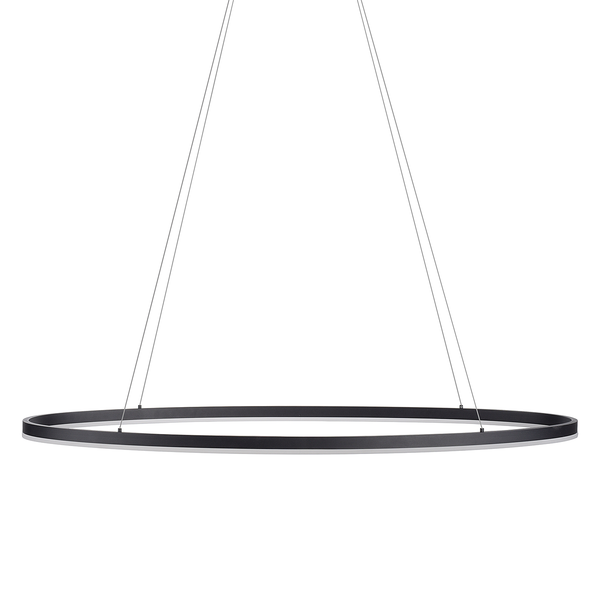 LED-Pendelleuchte Titus - Kunststoff / Aluminium - 1-flammig - Breite: 118 cm