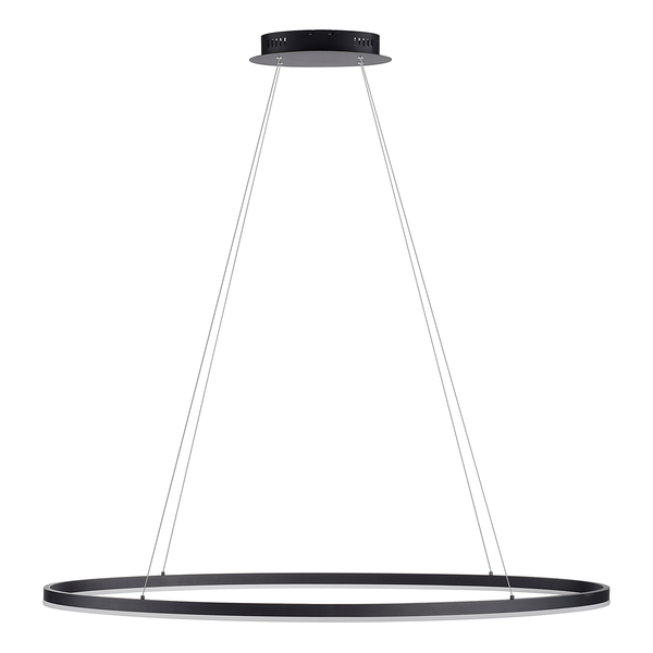 LED-Pendelleuchte Titus - Kunststoff / Aluminium - 1-flammig - Breite: 118 cm