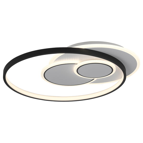 LED-Deckenleuchte Mailak Typ C - Aluminium / Eisen - 2-flammig